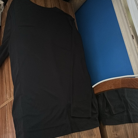 Villager A Liz Claiborne Company Black Light Jacket Cover Up Button Cardigan M - Picture 15 of 16